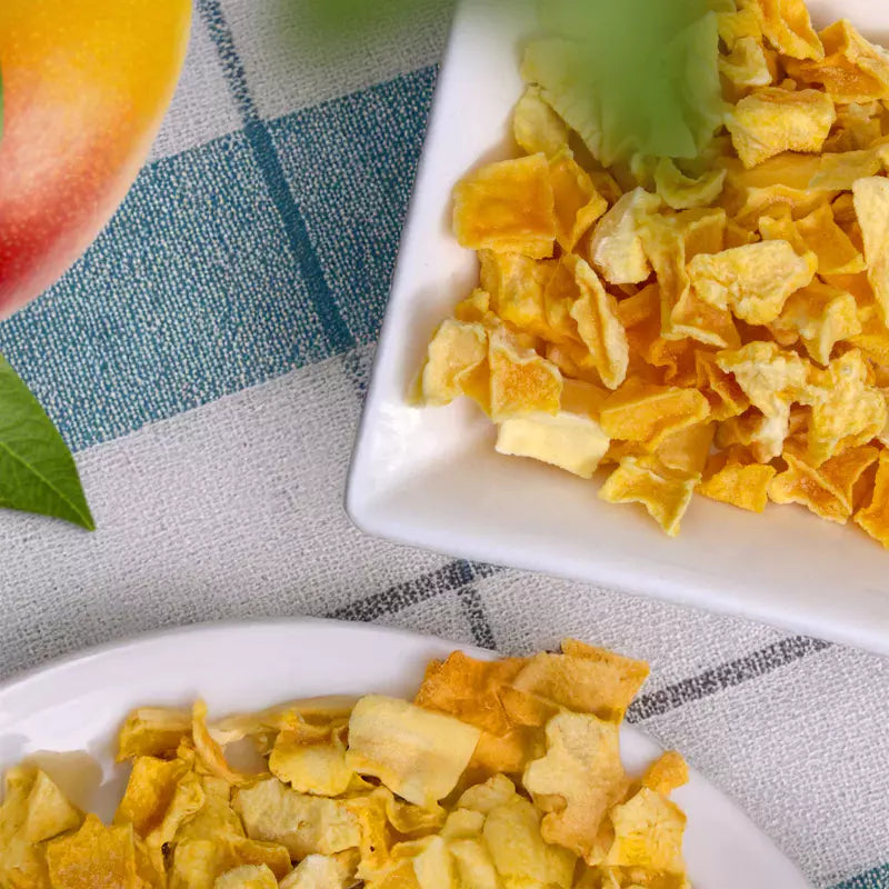 Gefriergetrocknete Mango | Knusprig-exotischer Fruchtgenuss | 100% Mango ohne Zusätze | Intensiv aromatisch & nährstoffreich