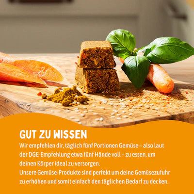 Roasted Carrot Bar | Organic Carrot with Curry & Sesame | Warm, Spicy & High in Fiber | Vegan