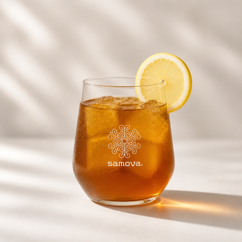 English Breakfast on Ice – Rezept mit samova Bio-Schwarztee