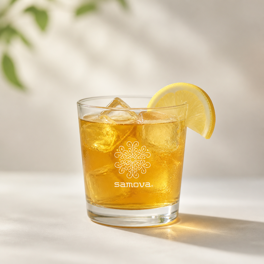High Darling Ice Tea – Rezept mit samova Bio-Darjeeling
