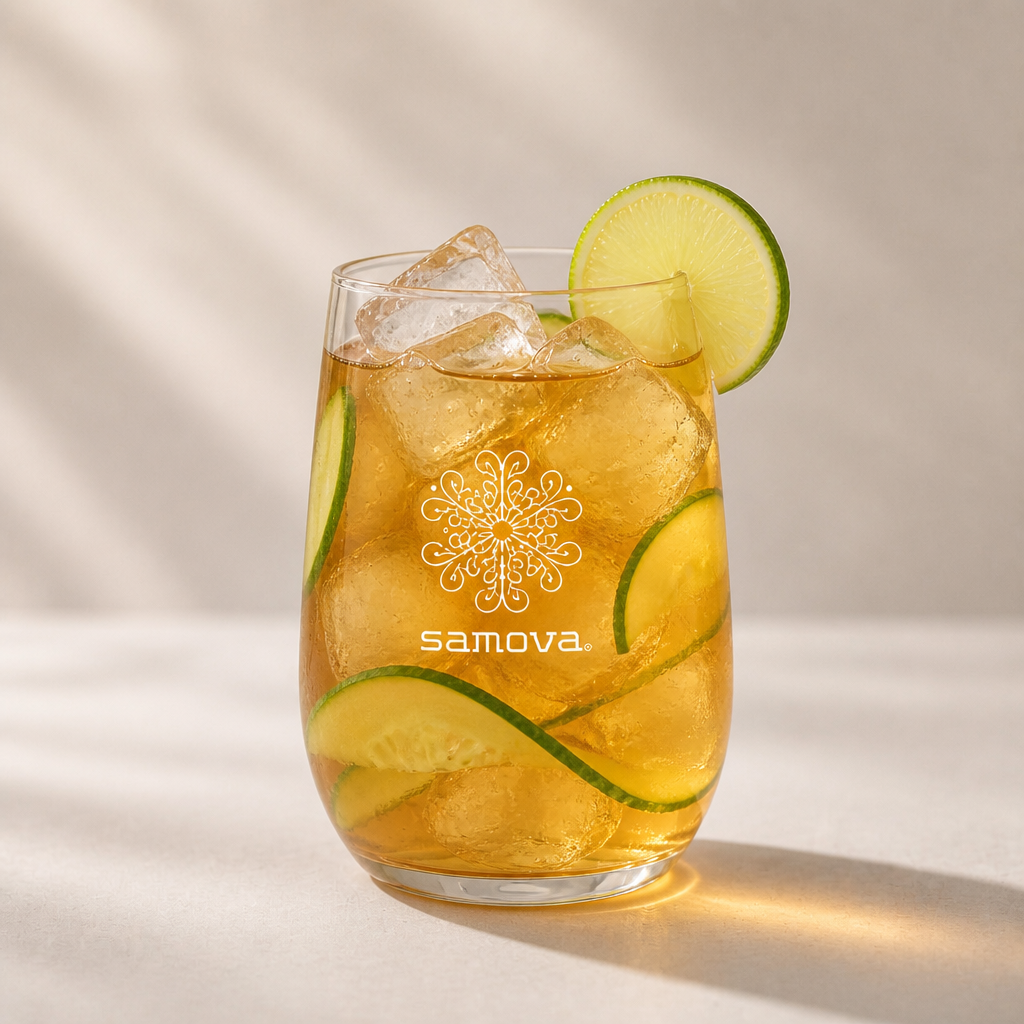 Jasmine Green on Ice – Rezept mit samova Bio-Grüntee