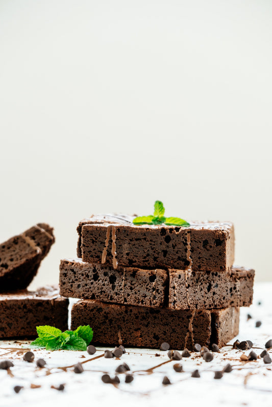 Saftige Zartbitter-Brownies