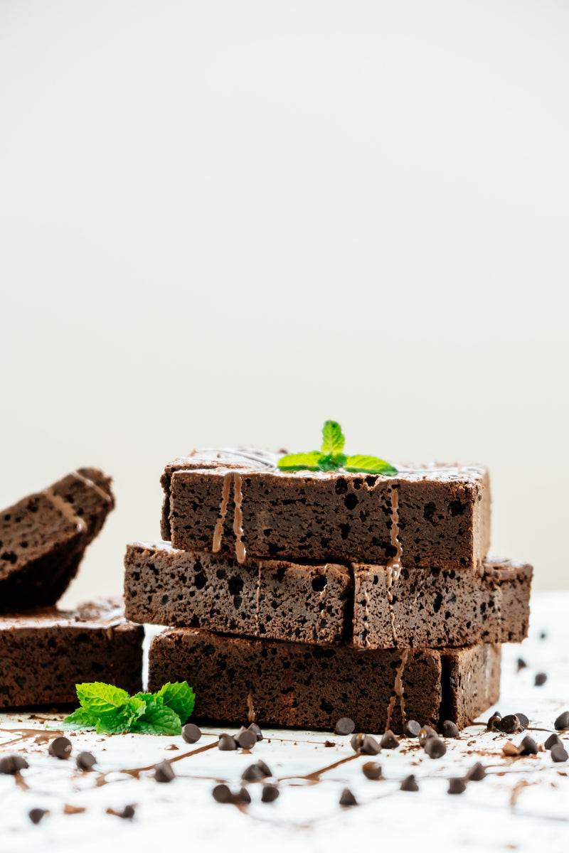 Saftige Zartbitter-Brownies