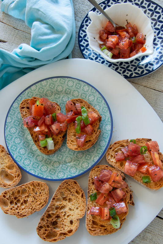 Pan con Tomate – geröstetes Brot mit Tomate und Ibérico-Schinken
