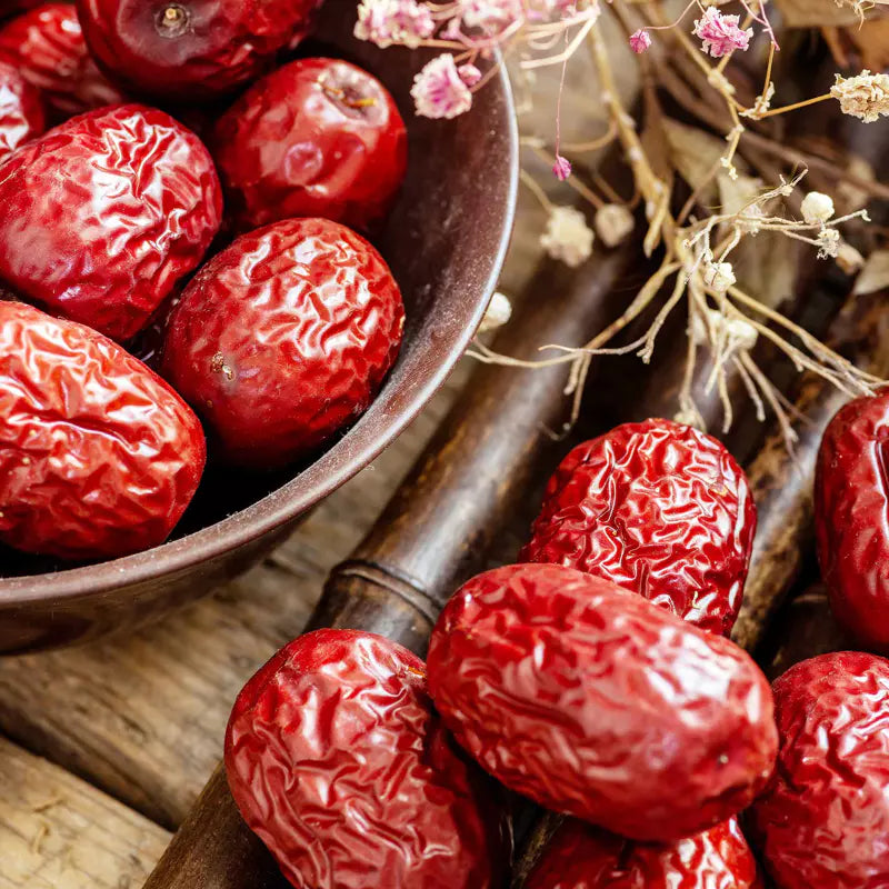 Jujube Datteln entsteint | Bio-Fruchtgenuss ohne Stein | Süß-fruchtig & karamellig mild | Nährstoffreich & vielseitig verwendbar | 500g