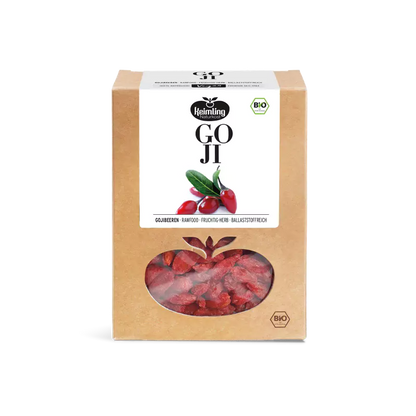Bio Goji Beeren | Glücksbeeren aus China | Protein- & Ballaststoffreich | Säuerlich-erfrischend & rohkostgerecht