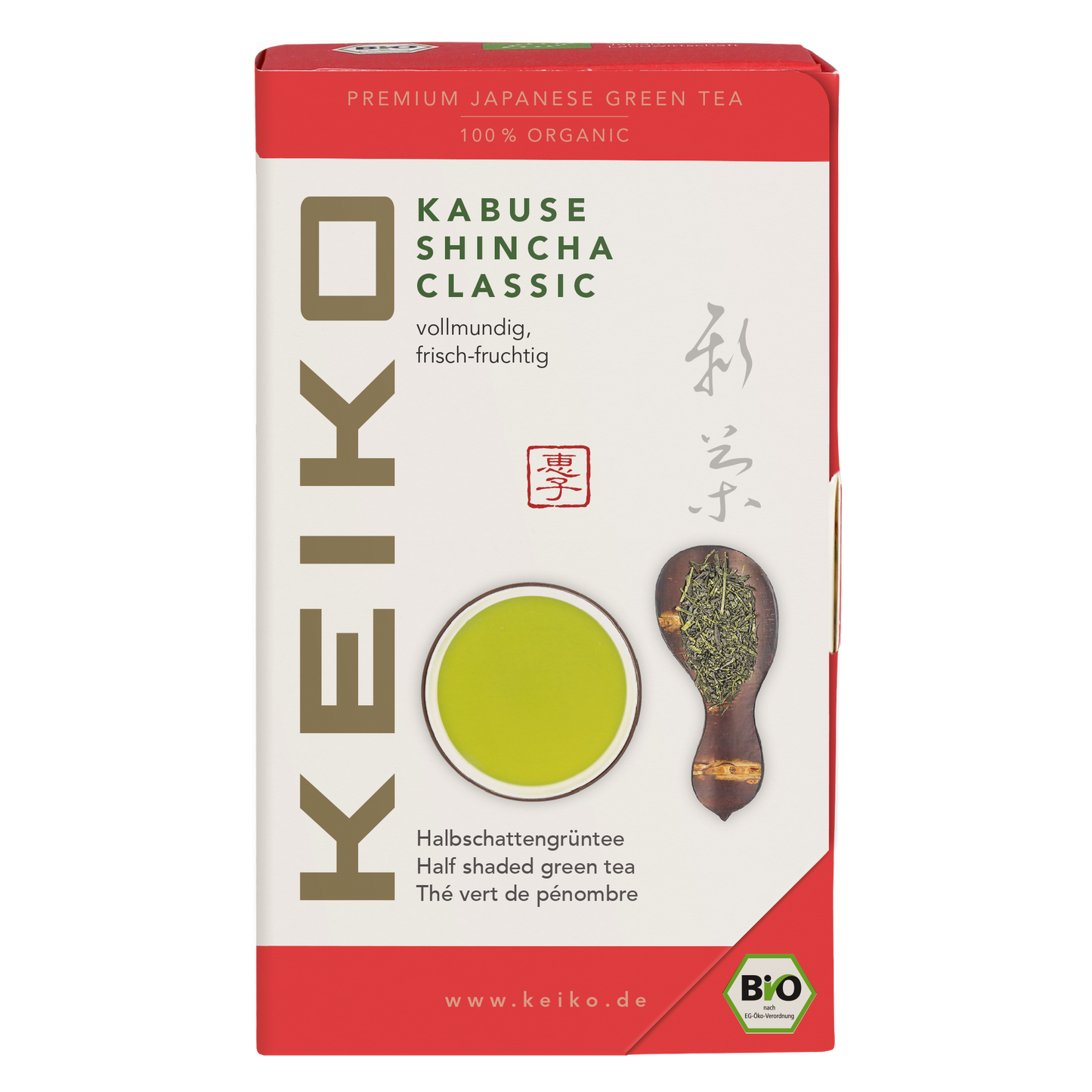 Shincha Classic Bio Japan Grüntee von KEIKO, 50g Packung