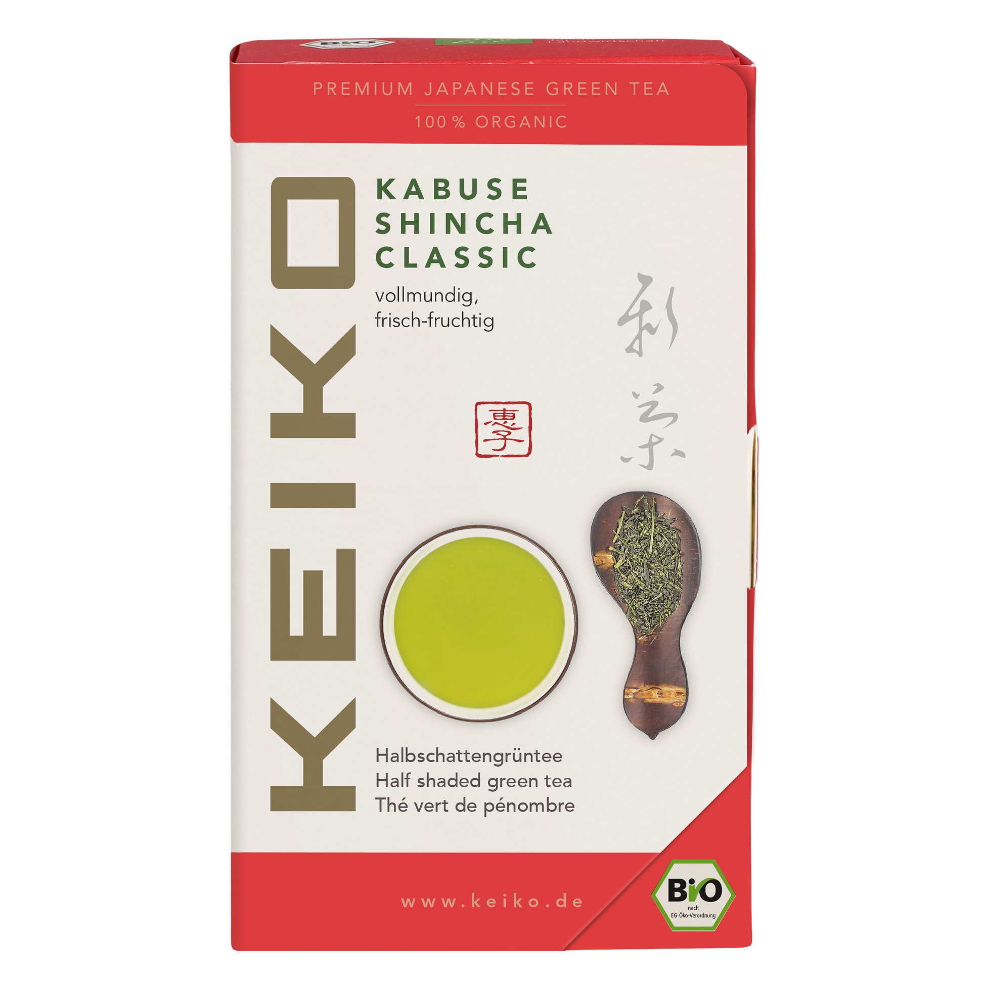 Shincha Classic Bio Japan Grüntee von KEIKO, 50g Packung