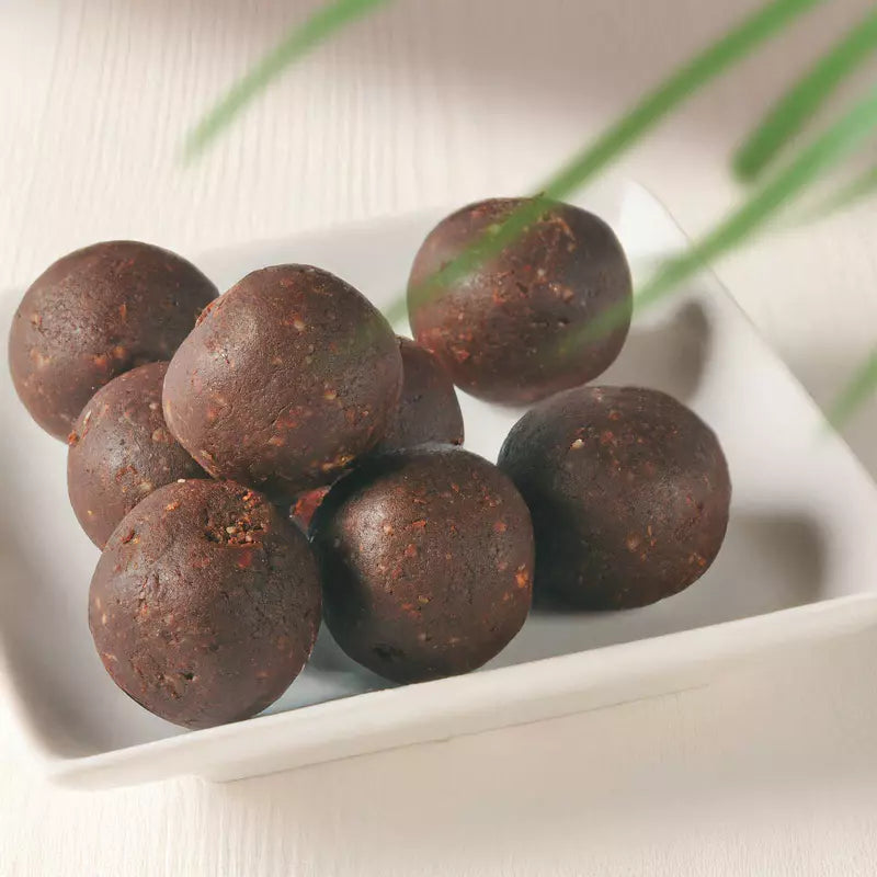 Rohkost Bio Konfekt Schoko Pur | Reine Schoko-Kugeln ohne Zucker | Bio-Rohkakao voller Aroma | Vegan & handgefertigt