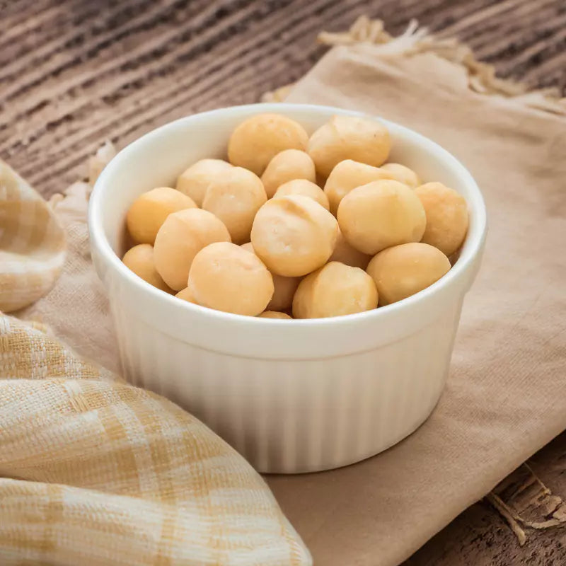 Bio Macadamia Nüsse | Fein-buttriger Rohkostgenuss | Aus Südafrika Premium-Qualität | Reich an ungesättigten Fettsäuren