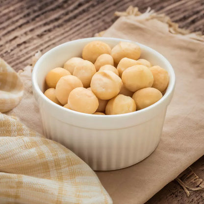 Bio Macadamia Nüsse | Fein-buttriger Rohkostgenuss | Aus Südafrika Premium-Qualität | Reich an ungesättigten Fettsäuren