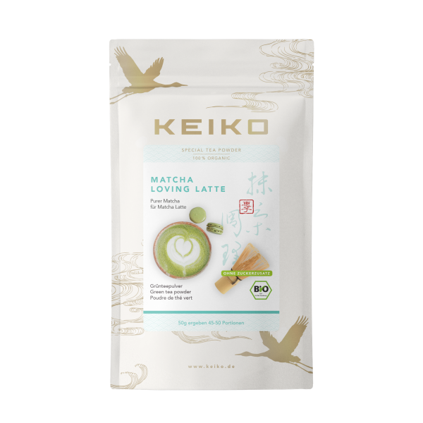 Matcha Loving Latte aus dem KEIKO Matcha-Entdeckerset, für Milchgetränke
