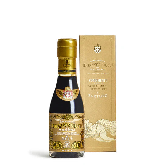 Giusti Würzessenzen-Set | Balsamico-Trüffel 100 ml · Saba 250 ml · Essigcreme Balsamico 250 ml | Zum Verfeinern, Glasieren und Garnieren
