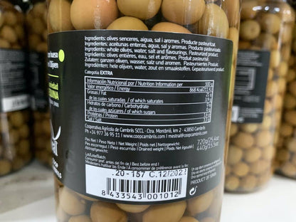 Arbequina-Oliven Mestral – Produktansicht
