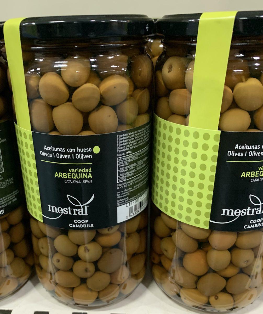 Arbequina-Oliven Mestral – Detailaufnahme