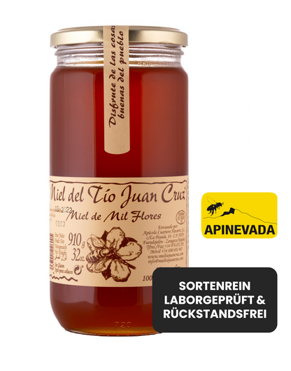 Blütenhonig der spanischen Sommerwiesen | 910-g-Glas