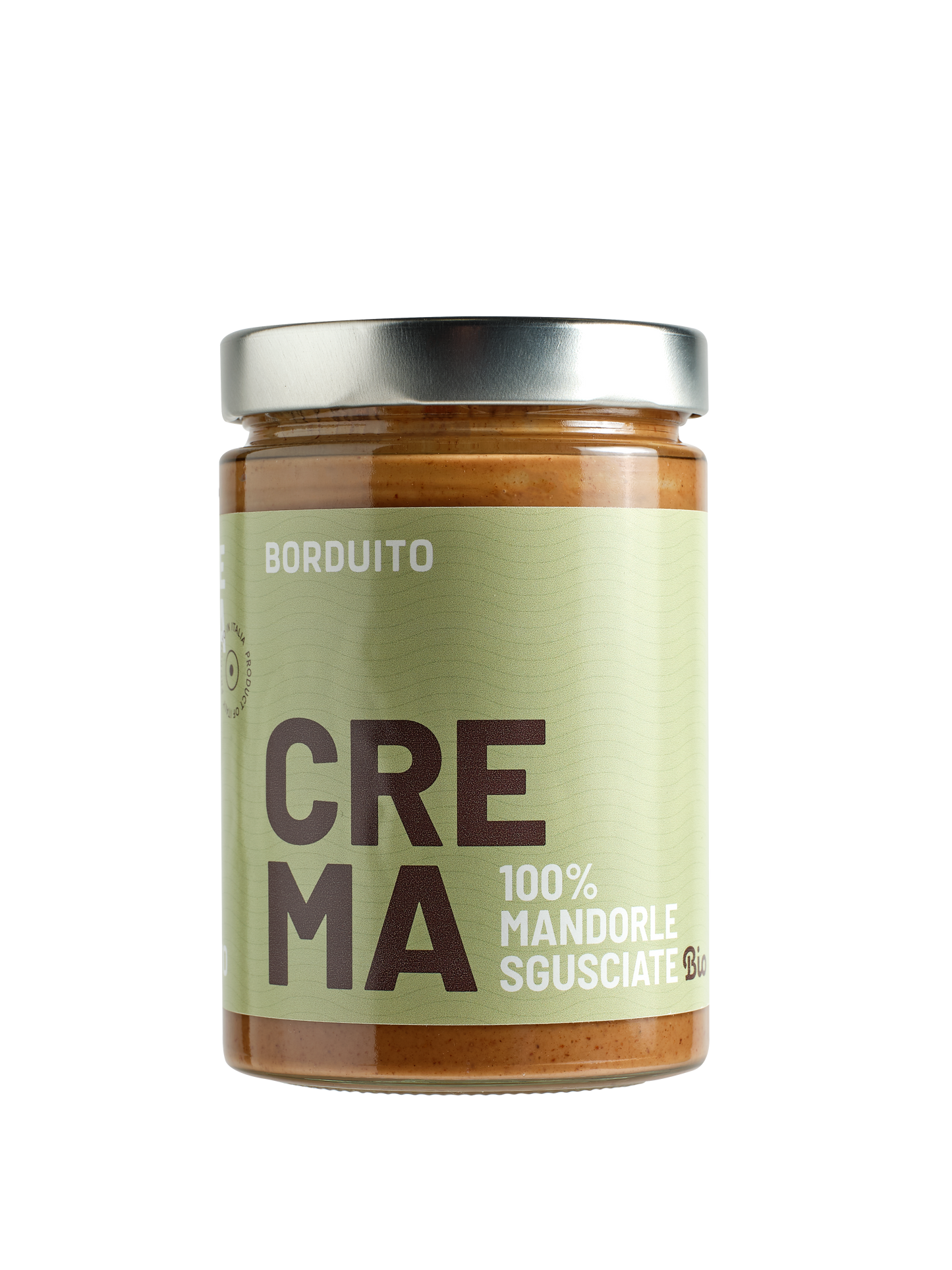 Borduito Bio braune Mandelcreme | Cremig & rein | 500 Gramm