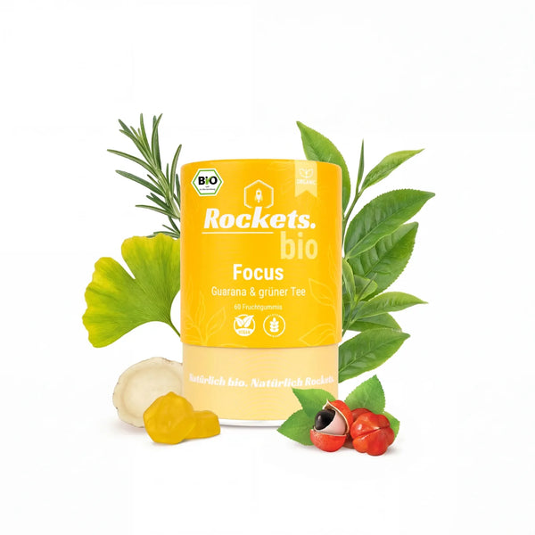 Rockets »Bio Focus Fruchtgummis« – für Konzentration & einen klaren Kopf