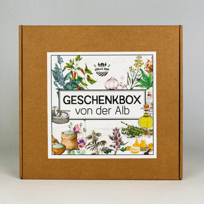Gift set “Seed Packet” | 4x Premium seeds from the Swabian Alps | Chia & flax seeds, hemp seeds (hulled & unhulled) | 800 g
