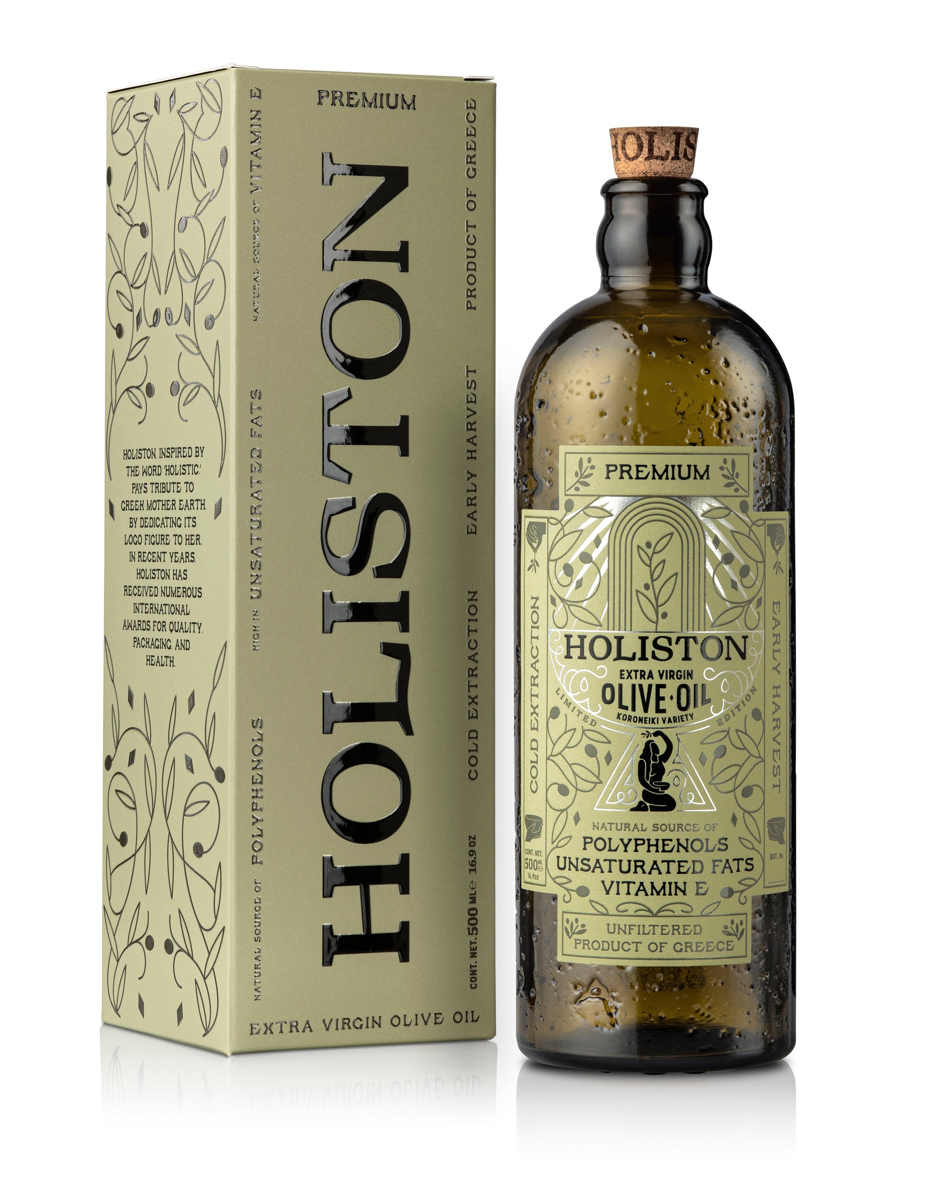 Holiston Premium Olivenöl nativ extra, 500 ml