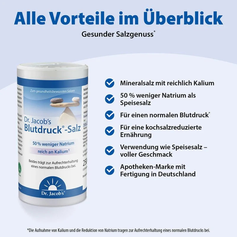 Dr. Jacob's Blutdruck®-Salz 250 g