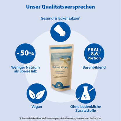 Dr. Jacobs Blutdruck-Salz, Beutel, 500 g