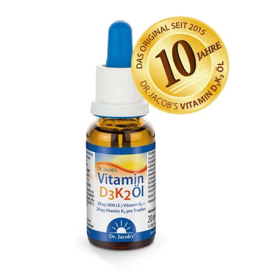 Dr. Jacob's Vitamin D3K2 Öl 20 ml