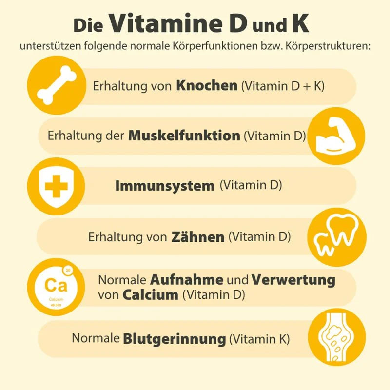 Dr. Jacobs Vitamin D3K2 Öl, Flasche, 20 ml
