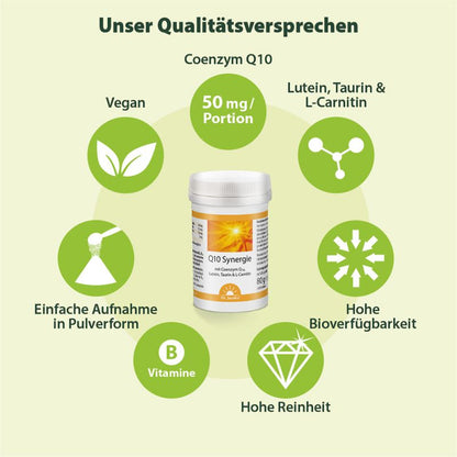 Q10 Synergie Pulver von Dr. Jacobs, Dose, 80 g
