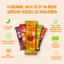 Office Set Bio-Gemüse-Riegel (75 Stk.) | 5 Sorten Gemüsepower | Kalorienarm & sättigend | Vegan