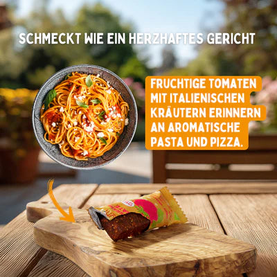 Mediterraner Tomaten-Riegel | Bio-Tomate mit Kräutern & Saaten | Lycopin & Ballaststoffe | Vegan