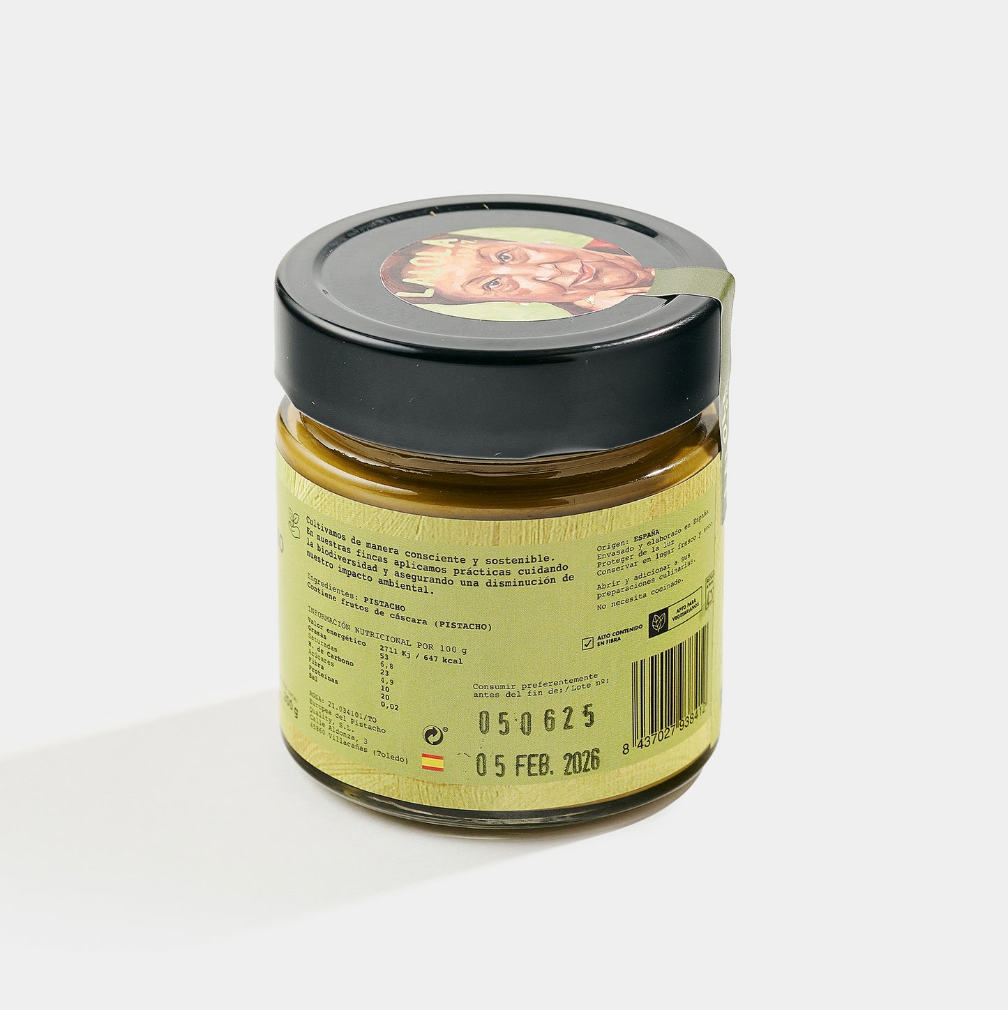 Bio-Pistazienmus von LaLola1947 | Familienrezeptur | Aus eigener Herstellung in Castilla-La Mancha, Spanien | 200 gr
