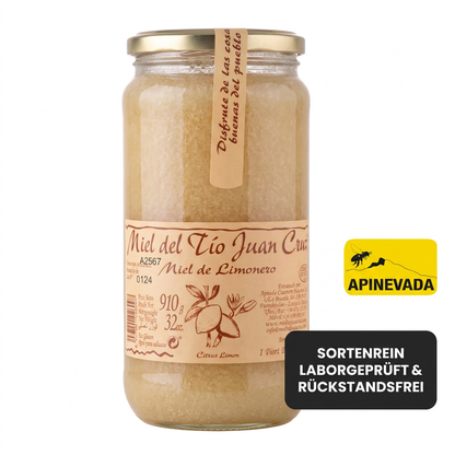 Duftender Zitronenblütenhonig von Spaniens Mittelmeerküste | 910-g-Glas