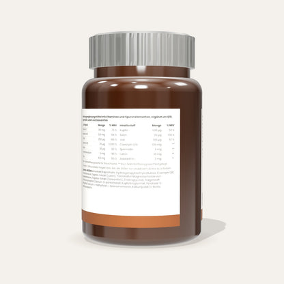 Vitamin- & Zellschutzkomplex Plus – Seite mit Hinweisen