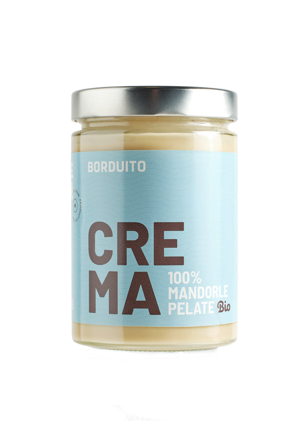 Bio-Mandelcreme weiße Sorte von Borduito, Glas, 500 g