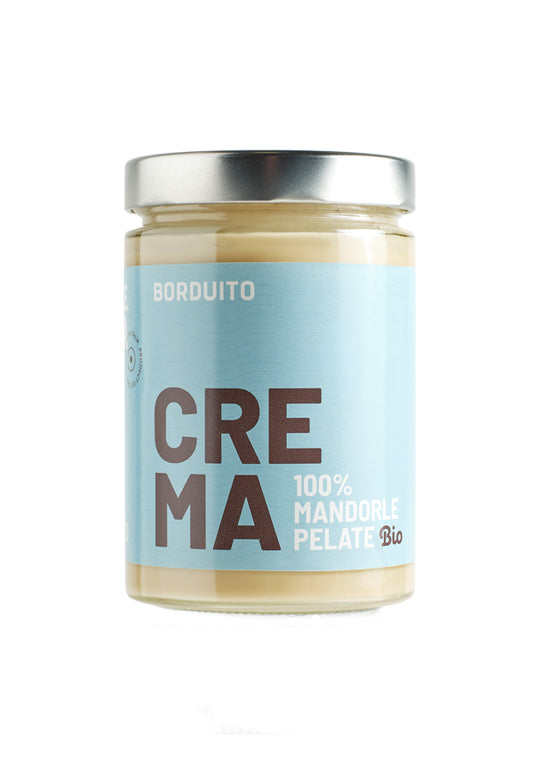 Bio-Mandelcreme weiße Sorte von Borduito, Glas, 500 g