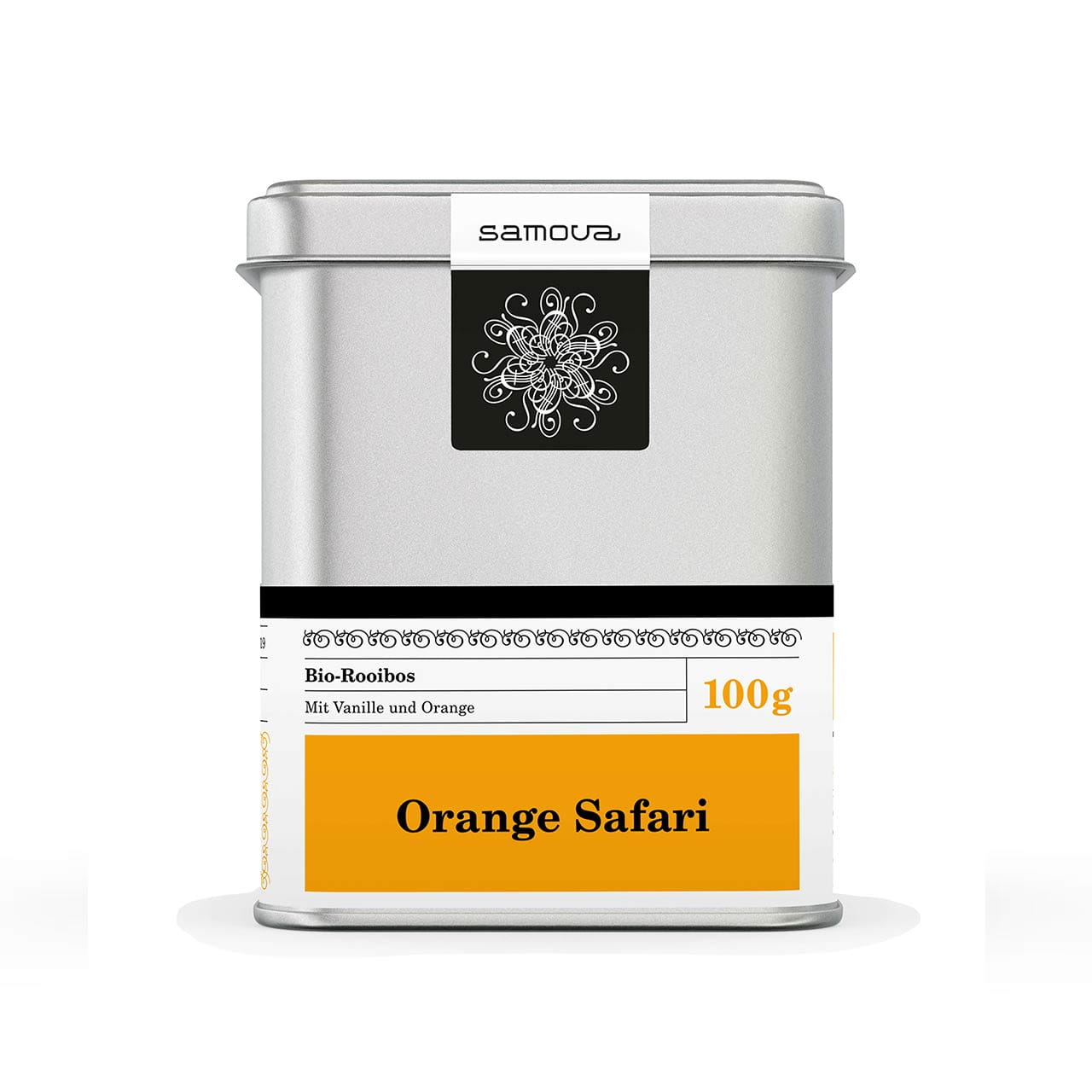 samova Orange Safari – loser Tee in der Dose