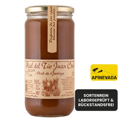 Garrigue-Wildkräuterhonig aus Spaniens Mittelmeerbuschland | 910-g-Glas