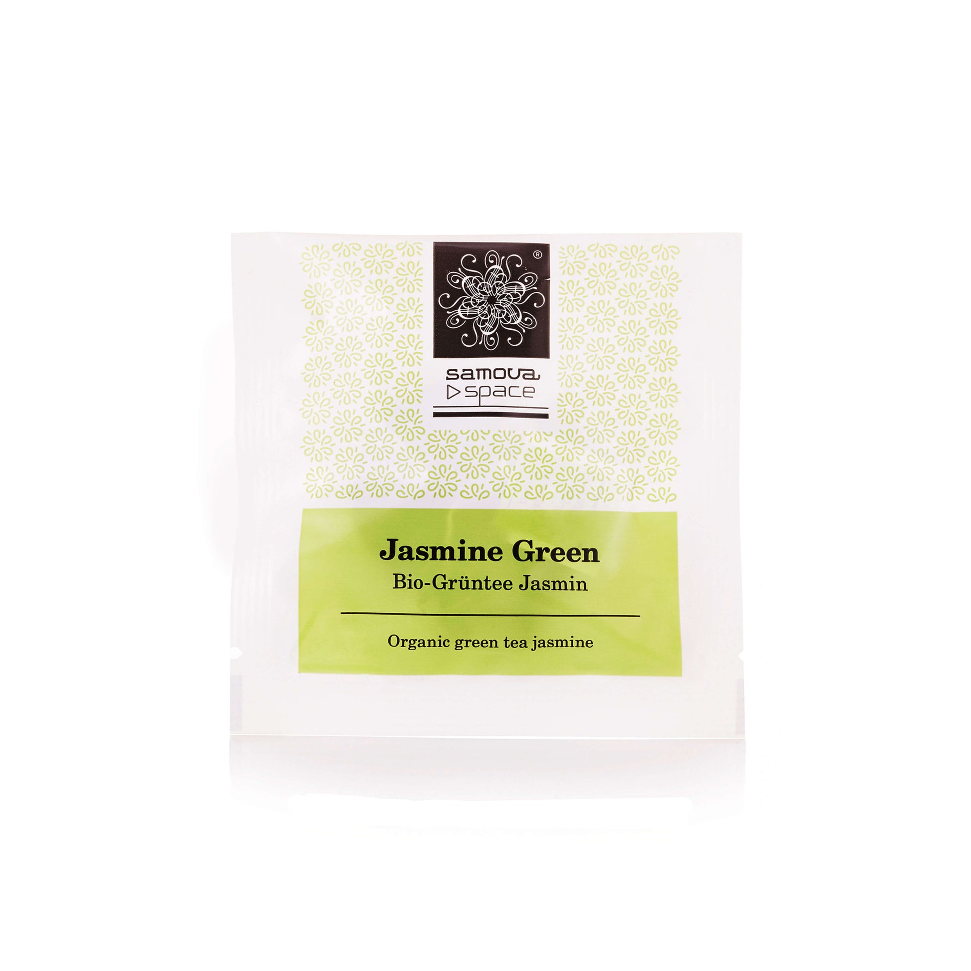samova Jasmine Green Space – Pyramidenbeutel im Sachet