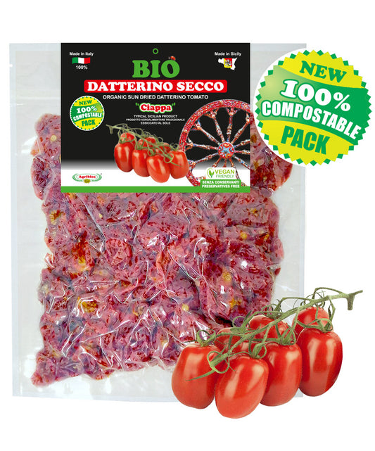 Datterini “Ciappa” | Organic sun-dried Datterini tomatoes, 400g
