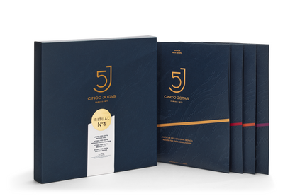 Exklusives Verkostungsset von Cinco Jotas – Jamón, Paleta, Lomo & Presa 100 % Ibérico Bellota