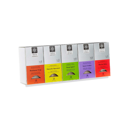 samova Gastro-Starter – Display mit 5 Express-Schachteln, Beispielauswahl