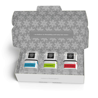 samova Tasting-Box 3er – Inhalt