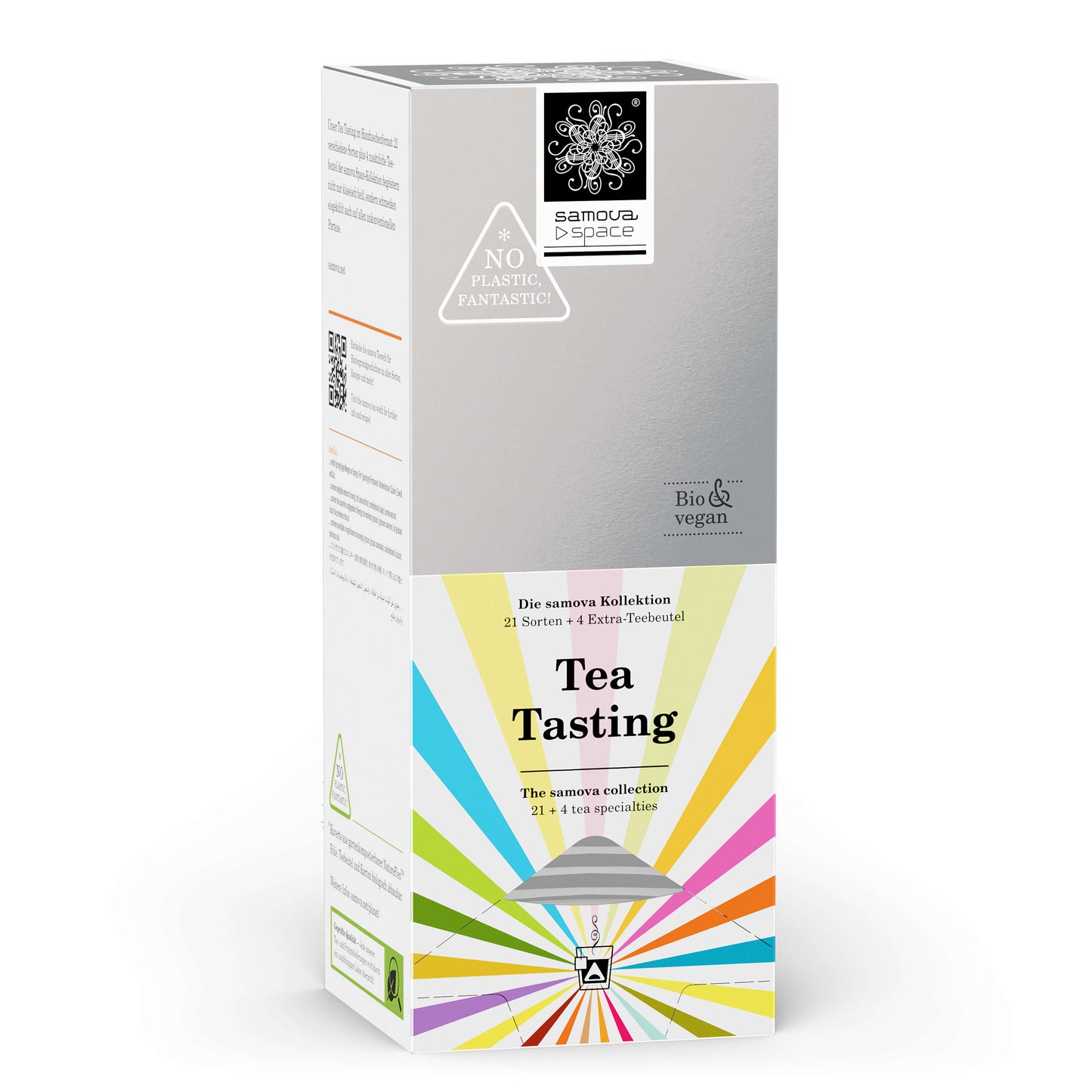 samova Tea Tasting Space – Verpackung perspektivisch