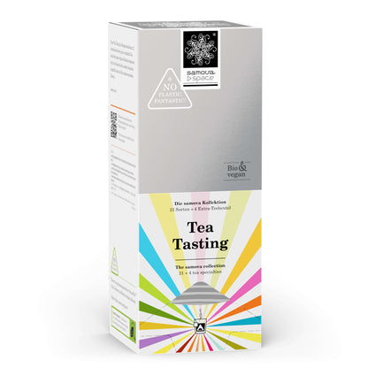 samova Tea Tasting Space – Verpackung perspektivisch