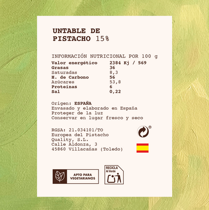 Pistaziencreme von LaLola1947, Glas, 15 % Pistazienanteil