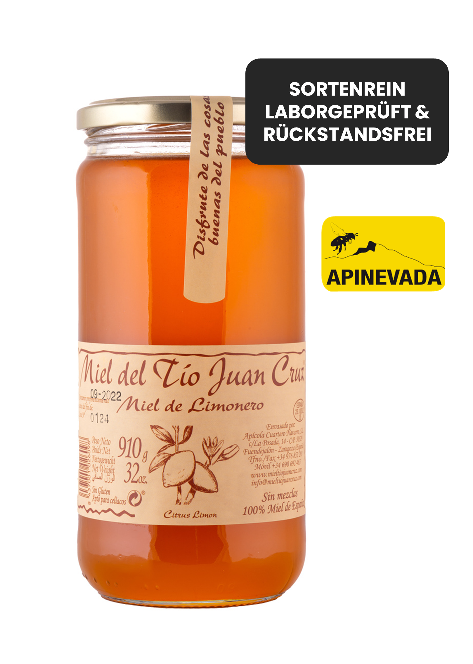 Duftender Zitronenblütenhonig 910 g